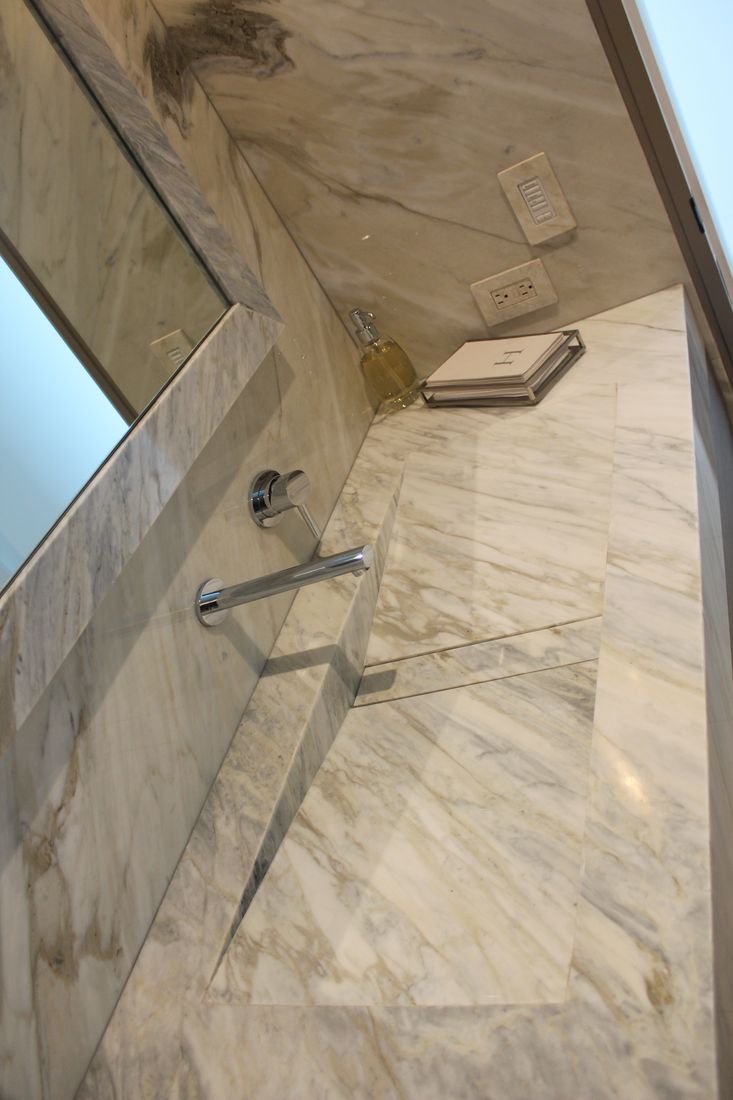 Marble shower